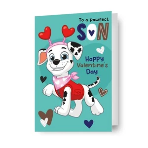 Linda tarjeta de San Valentín para Son Paw Patrol - Imagen 1 de 6