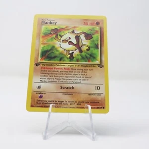 NM - 1. Edition Jungle Mankey 55/64 WOTC Vintage Pokemon TCG - Bild 1 von 2