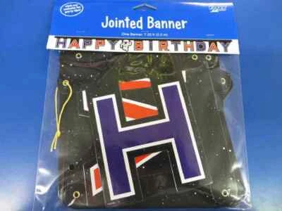 Space Odyssey Outer Planet Shuttle Astronaut Birthday Party Decoration Banner - Image 1 of 2