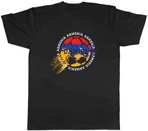 Personalised Armenia Football Sports Mens Unisex T-Shirt Tee Gift - Picture 1 of 8