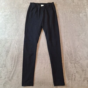Hanna Andersson Pajama Pants Kids Size 12 Solid Black Bottoms Boys Girls Unisex - Picture 1 of 9