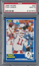 1989 Score #32 Tony Eason PSA 9 MINT 81207873