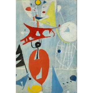 Max Ackermann : Abstrakte Kunst : Kunstdruck in Archivqualität - Bild 1 von 2