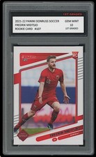 FREDRIK MIDTSJO 2021-22 PANINI DONRUSS ROOKIE 1ST GRADED 10 CARD SOCCER NORWAY