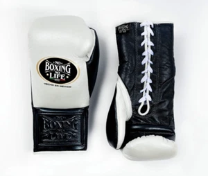 No Boxing No life Gloves Handmade Cowhide Leather Training Boxing Gloves - Picture 1 of 1