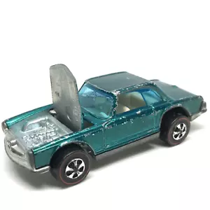 Hot Wheels Redline Mercedes Benz 280sl 1969 Aqua White Int. Made in Hong Kong - Picture 1 of 11