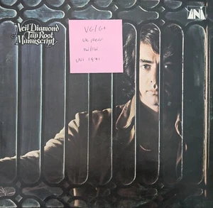 Neil Diamond Tap Root Manuscript Vinyl Record VG/G+ UNLS117 1971 - Picture 1 of 2