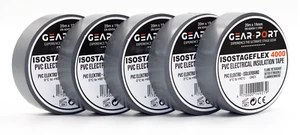 ISOSTAGEFLEX 4000 Isolierband grau 20m 19mm PVC Elektro Tape Iso Zumbel Band - Bild 1 von 5