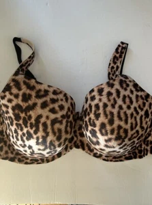 Soma Stunning Support Smooth Balconette Leopard Print Size 40DD EUC - Picture 1 of 5