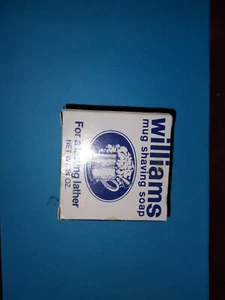 Vintage Williams Mug Shaving Soap 1.75 oz Bar For Lasting Lather New In Box 2C - Picture 1 of 4