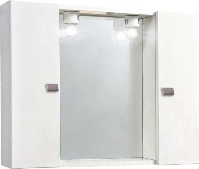 Savini Due 198 Specchio da Bagno con 2 Ante - Bianco