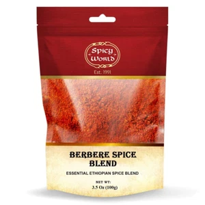 Spicy World Berbere Spice Blend 3.5Oz | Authentic Ethiopian Seasoning Hand - Picture 1 of 12