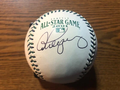 Alex Rodriguez Yankees Rangers signed 2001 Official All-Star Game baseball RARE - Image 1 of 3