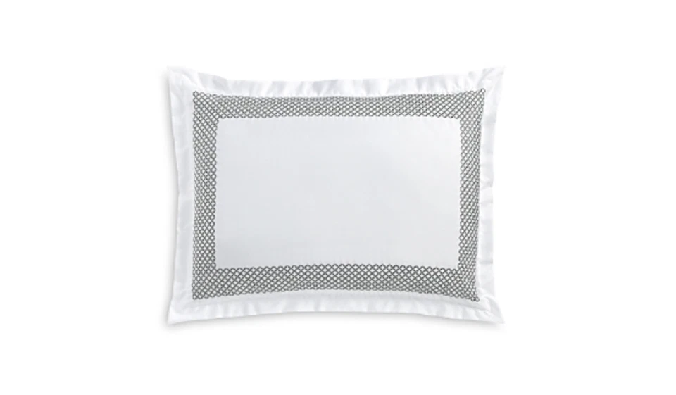 Hudson Park Collection Embroidered Geo Sham - Exclusive - Image 1 of 1