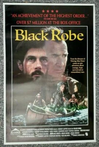 Póster de video nativo de Quebec Black Robe 1991 Brian Moore Beresford Bluteau Holt.  - Imagen 1 de 5