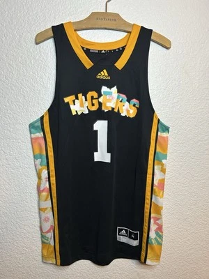 Grambling State Tigers #1 Adidas Honor Black Excellence Basketball Jersey Mens M - Image 1 of 4