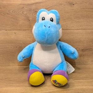 Build-A-Bear Nintendo Yoshi Super Mario Bros 16" Azul Peluche BAB 2018 - Imagen 1 de 8