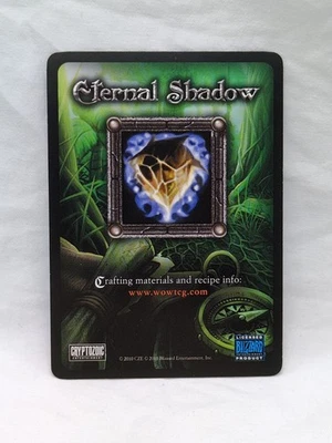 Wow Tcg Eternal Shadow Crafting Card - Image 1 of 4