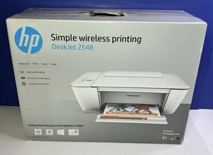 HP Deskjet 2548 Wireless Inkjet Printer All-In-One Printer Scan Copy NEW SEALED - Picture 1 of 8