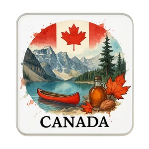 Kanada Kühlschrankmagnet: Niedliches handgefertigtes Reise Souvenir Geschenk - Bild 1 von 5