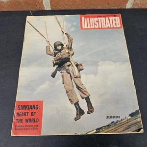 WW2 US Airborne Paratrooper Original Wartime Magazine Illustrated March 11 1944 - Picture 1 of 9