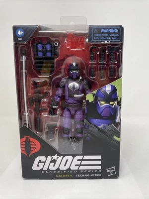 Figura de acción Hasbro GI Joe Classified Series Cobra Techno Viper #117 Foto 1 de 4