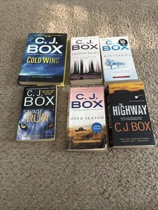 C.J.Box 6 Bücher Lot: 5 Pb, 1 Hb 5 Joe Pickett, 1 Highway - Bild 1 von 4