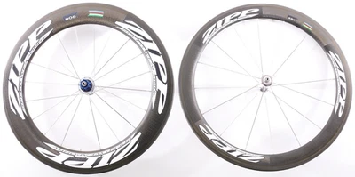 Juego de ruedas tubulares delanteras 808 traseras Zipp 404 freno llanta carbono Campagnolo Foto 1 de 4