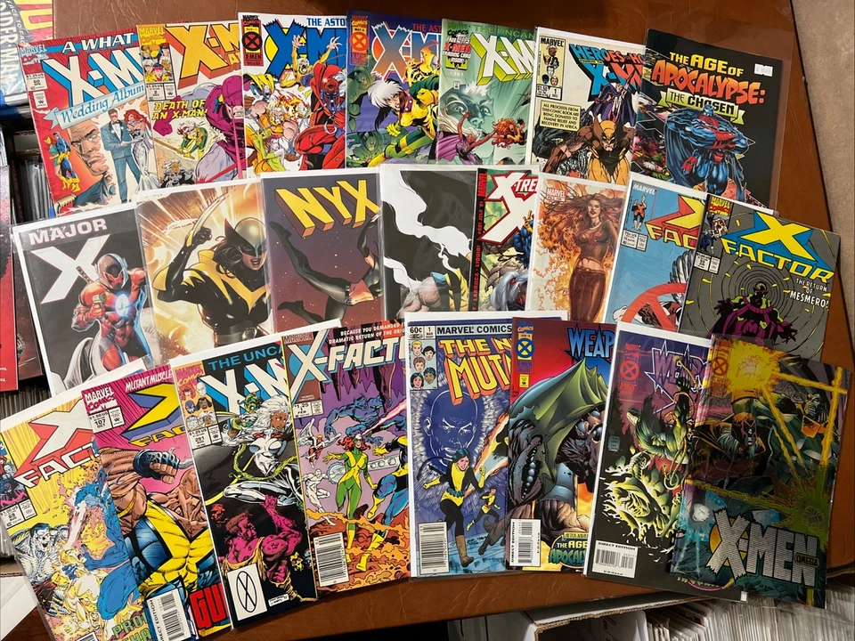 Mega Lot of 23 X Titles: VG+ to VF+ & Up X-men X-Factor, NYX More Marvel $9 Ship - Image 1 of 4