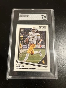 2018 Score Josh Allen #350 (RC) SGC 7  - Picture 1 of 2