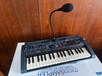 Korg MS1 microSAMPLER Sampling Keyboard w/ box, mic, power supply - Image 1 of 4