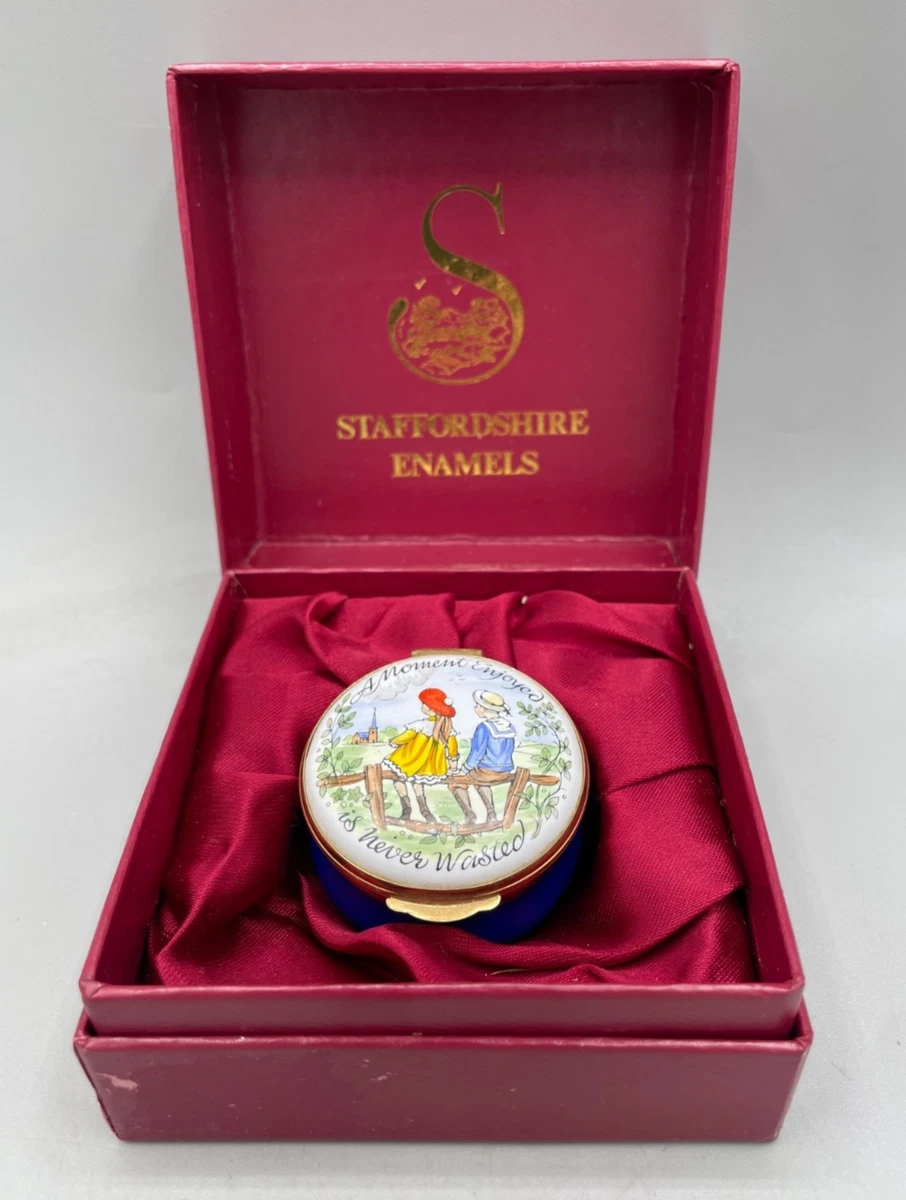 Staffordshire Enamels in Collectable Decorative Boxes & Trinkets