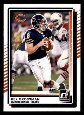 2025 Donruss #86 Rex Grossman Chicago Bears - Image 1 of 2