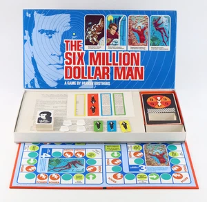 The Six Million Dollar Man Board Game Vtg 1975 Parker Brothers 100% Complete - Picture 1 of 7