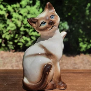Vintage 4" Siamkatze Figur Made in Japan Keramik - Bild 1 von 6