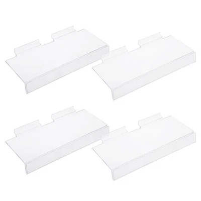  4 Pcs Porta Scarpe Trasparenti Vetrina Per Espositore Trasparente - Immagine 1 di 4