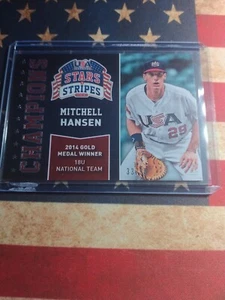 2015 Panini Stars and Stripes Champions Foil /99 Mitchell Hansen #11 - Picture 1 of 2