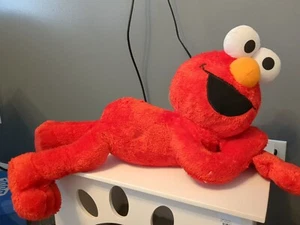 Sesame Street Elmo Laying Down 22" Plush Stuffed Animal Toy 2007 Fisher Price - Picture 1 of 2