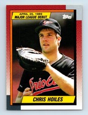 1990 Topps Major League Debut 1989 Chris Hoiles Baltimore Orioles #60