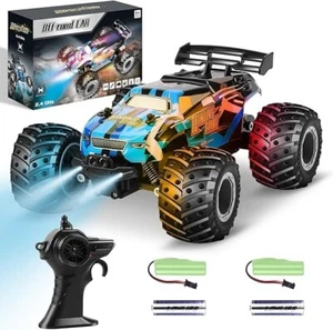 Remote Control 2.4Ghz All Terrain Off-Road Monster Truck with LED Bodylights - Picture 1 of 11