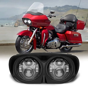 5.75" Projector Dual LED Headlight Hi/Low Beam Replace For Road Glide 2004-2013  - Picture 1 of 11