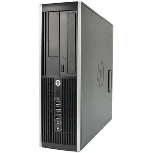 HP 8300 /6300 Desktop PC Core i5 Quad Core Windows 10 Pro 500GB 8GB DVDRW - Picture 1 of 2