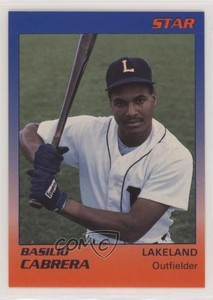 1989 Star Lakeland Tigers Basilio Cabrera #4