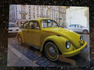 Beetle VW Volkswagen Photo Color Yellow car - Picture 1 of 7