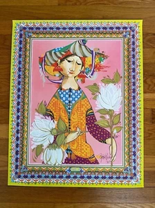 Bjørn Wiinblad The Four Corners of the World East, Lady of the East, Poster - Picture 1 of 7