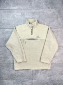 Adidas Vintage Sherpa Fleece Anorak Jacket