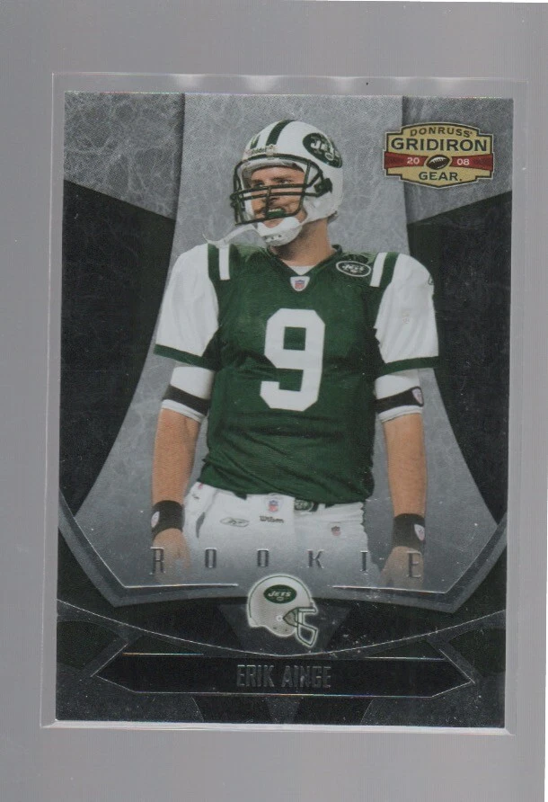 ERIK AINGE 2008 DONRUSS GRIDIRON GEAR ROOKIE #130 /999 - Image 1 of 1