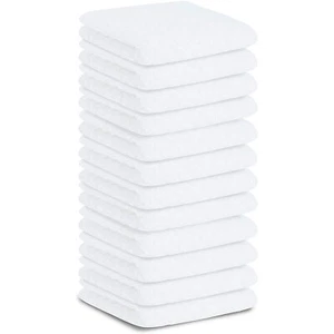 100% Cotton Wash Cloth Pack Of 12|washcloths For Face Soft|essential Wash Cloths - Picture 1 of 7