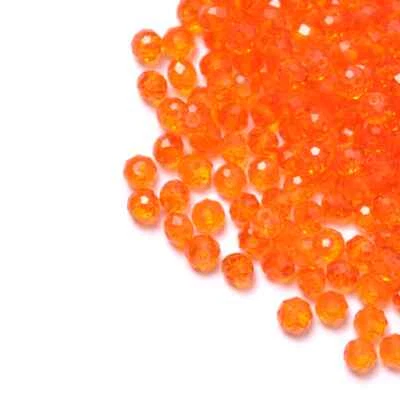 Cuentas espaciadoras rondelle facetadas de cristal checo de alta calidad 4 mm 6 mm 8 mm 10 mm Foto 1 de 4