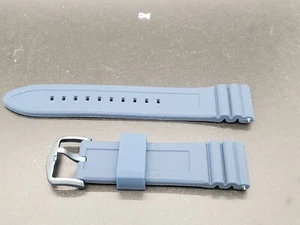 Correa de reloj de goma tono azul original FOSSIL 22 MM - Imagen 1 de 8